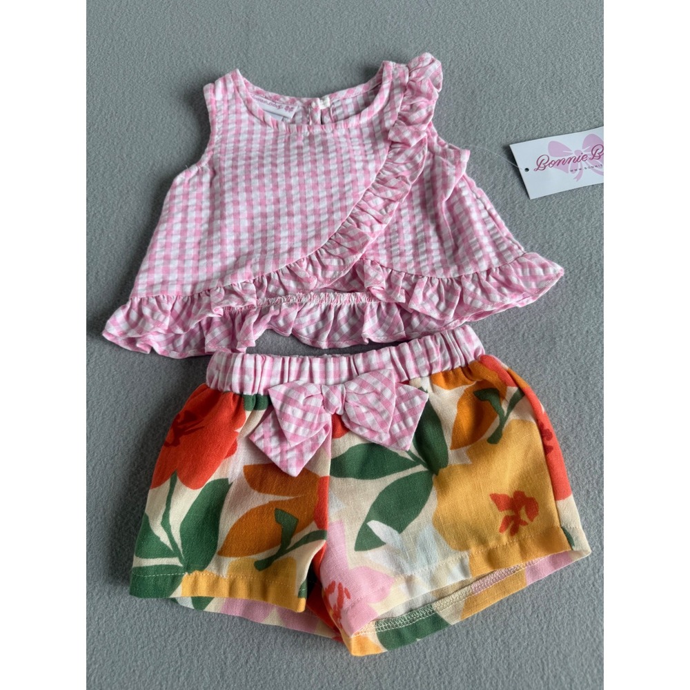 Baby Girl Clothes Bundle Carter's Tea Collection Bonnie Baby 6-9 Months NWT - Picture 8 of 11